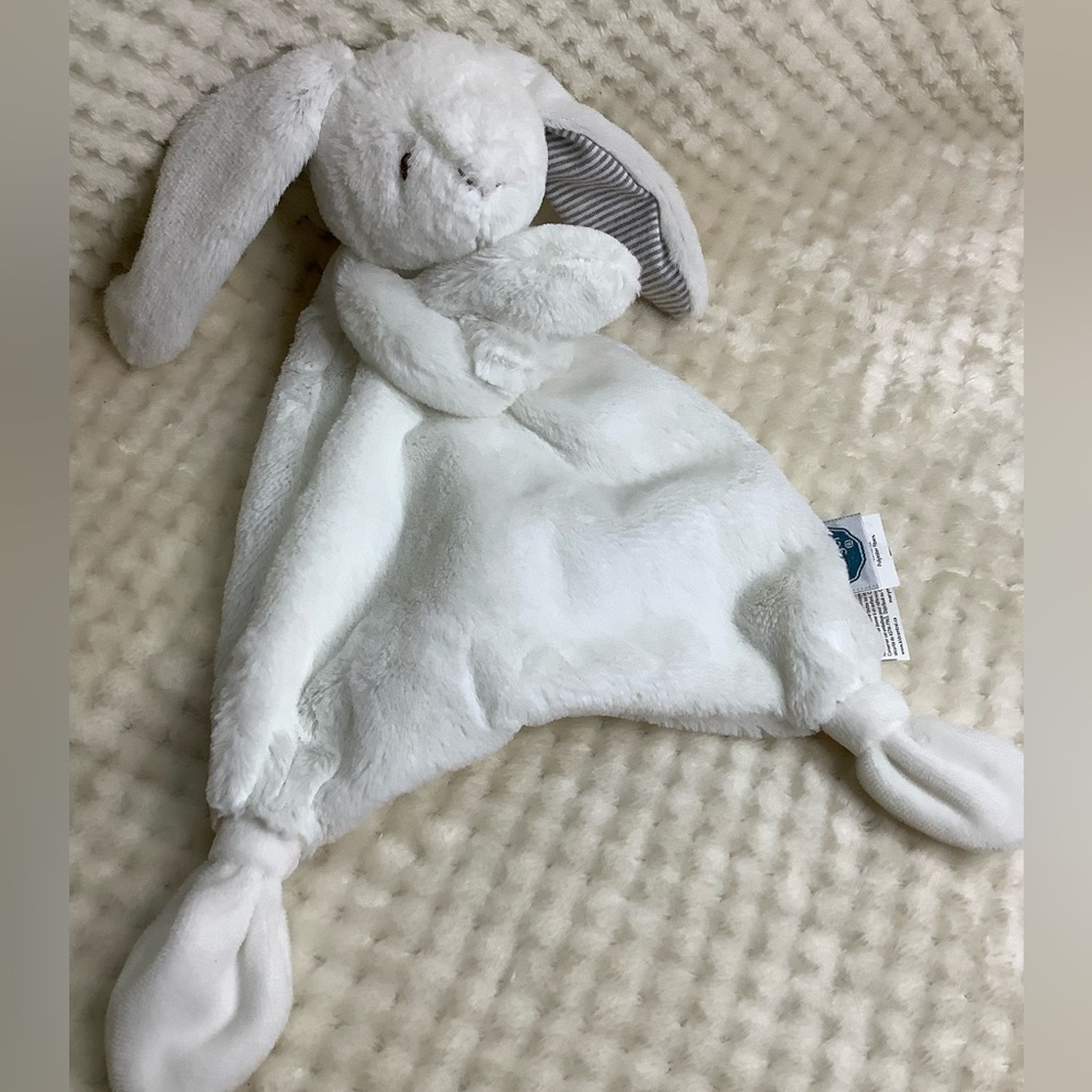 Mary Meyer Soft Plush Bunny Rabbit Lovey Flattie Style Security Blanket Toy